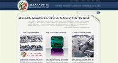 Desktop Screenshot of alexandrite.net